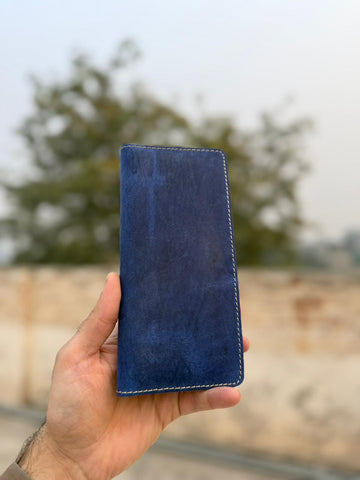 Men's Genuine Cow Leather Slim Wallet (1 Year Replaceable warranty)