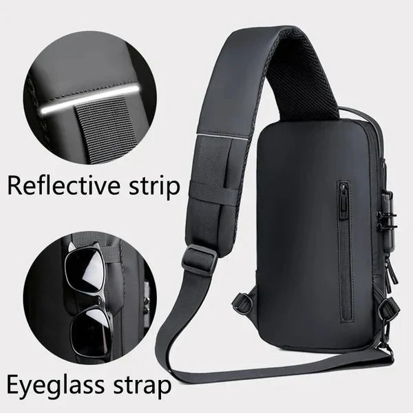 Anti Theft Luxury Waterproof Unisex Chestbag