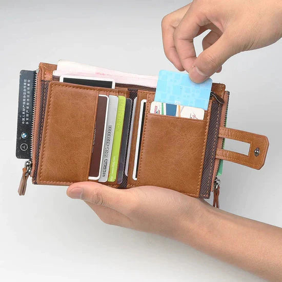 Decent PU leather Trifold Wallet