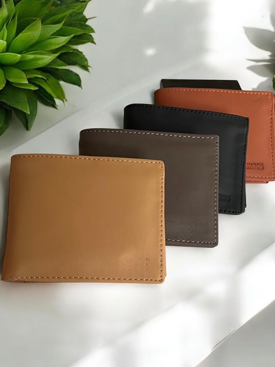 Bifold Wallet Jumbo Men's Genuine Black 18 Card Slots