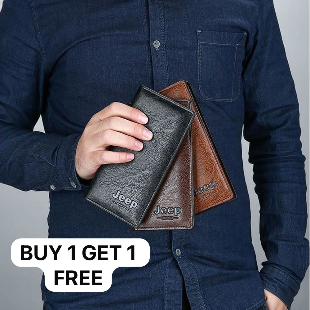 (Buy 1 Get 1 free )Jeep Premium Wallet